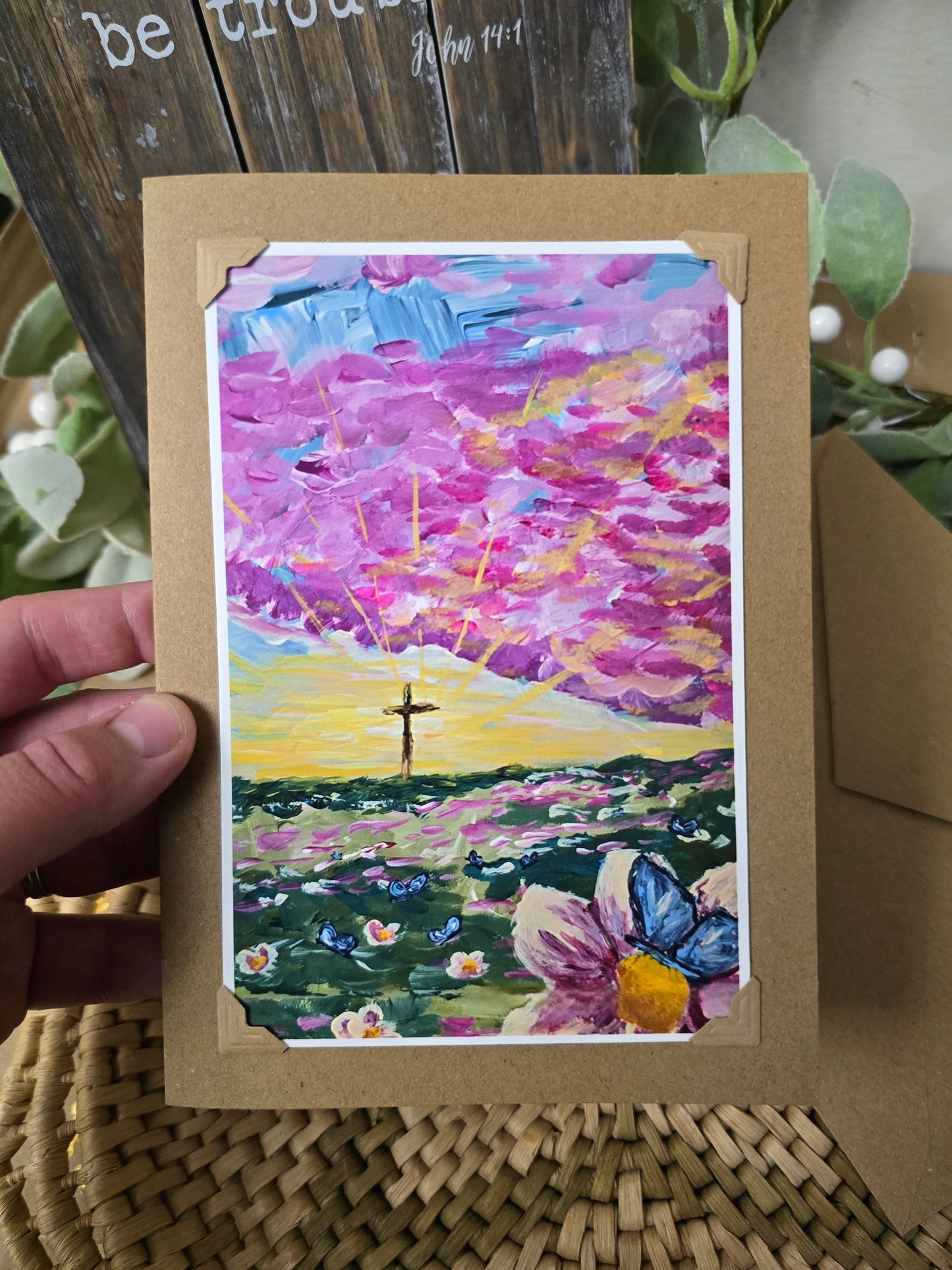 A Glorious Day. Handmade Artwork Greeting Card