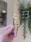 Mini Golden Painted Framed, Textured Artwork Magnet.