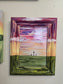 From Sunrise To Sunset His Name is To Be Praised. Print Inside Original Painted Frame.