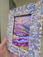 Come Near To God. He Will Come Near To You. Print Inside Hand Painted Frame.