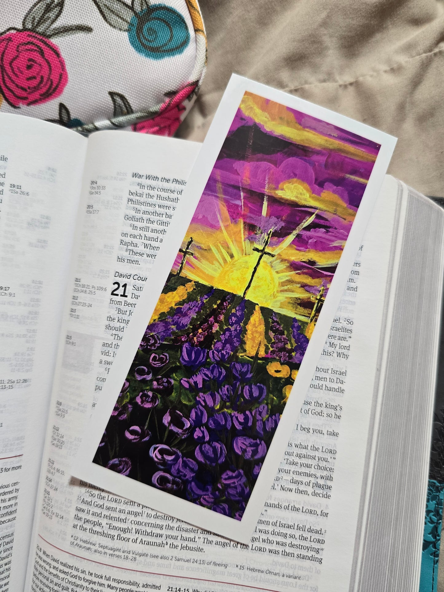 Fields Of Peace. Bookmark.