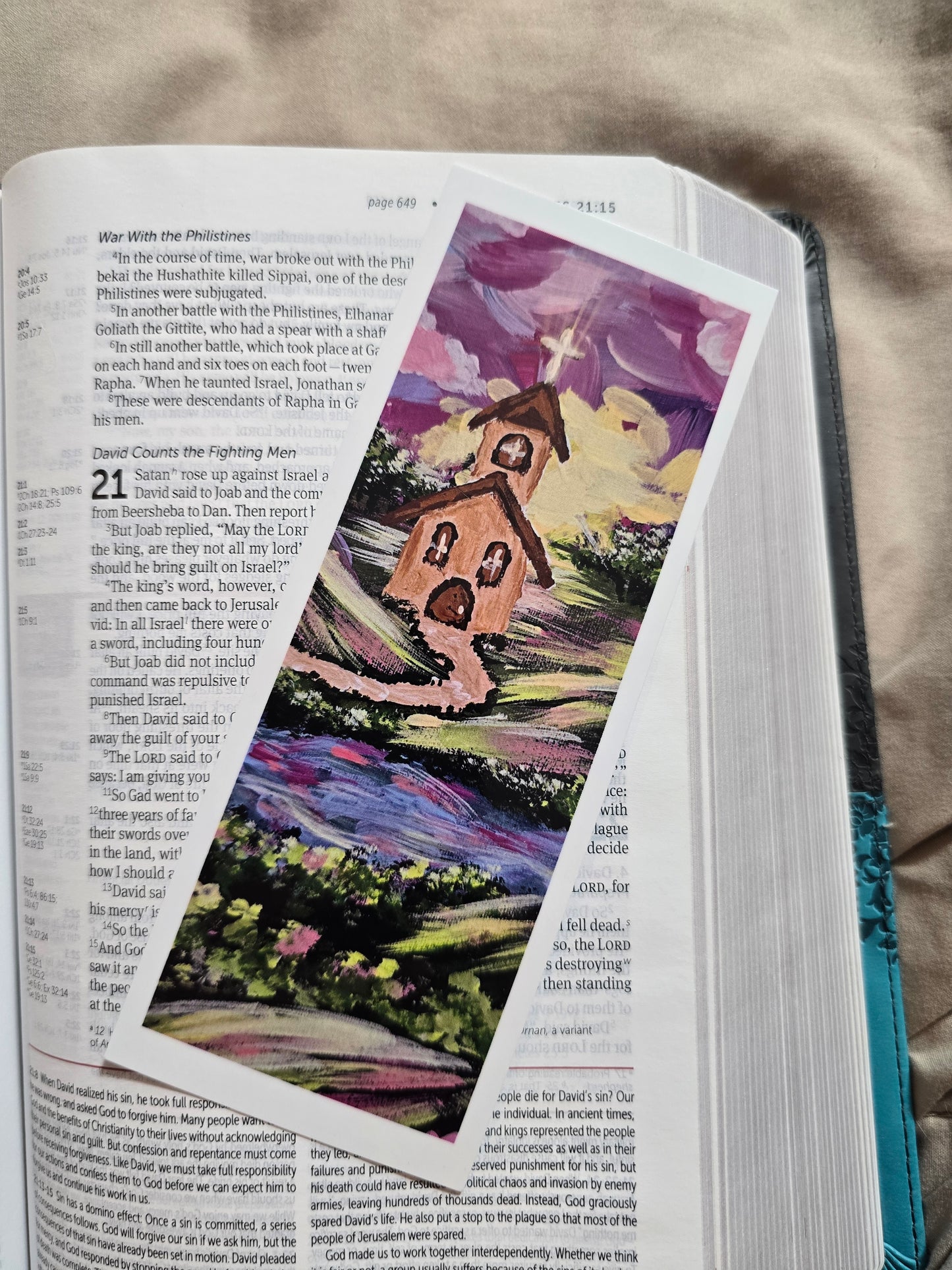 He Is With Us Where We Gather. Bookmark.