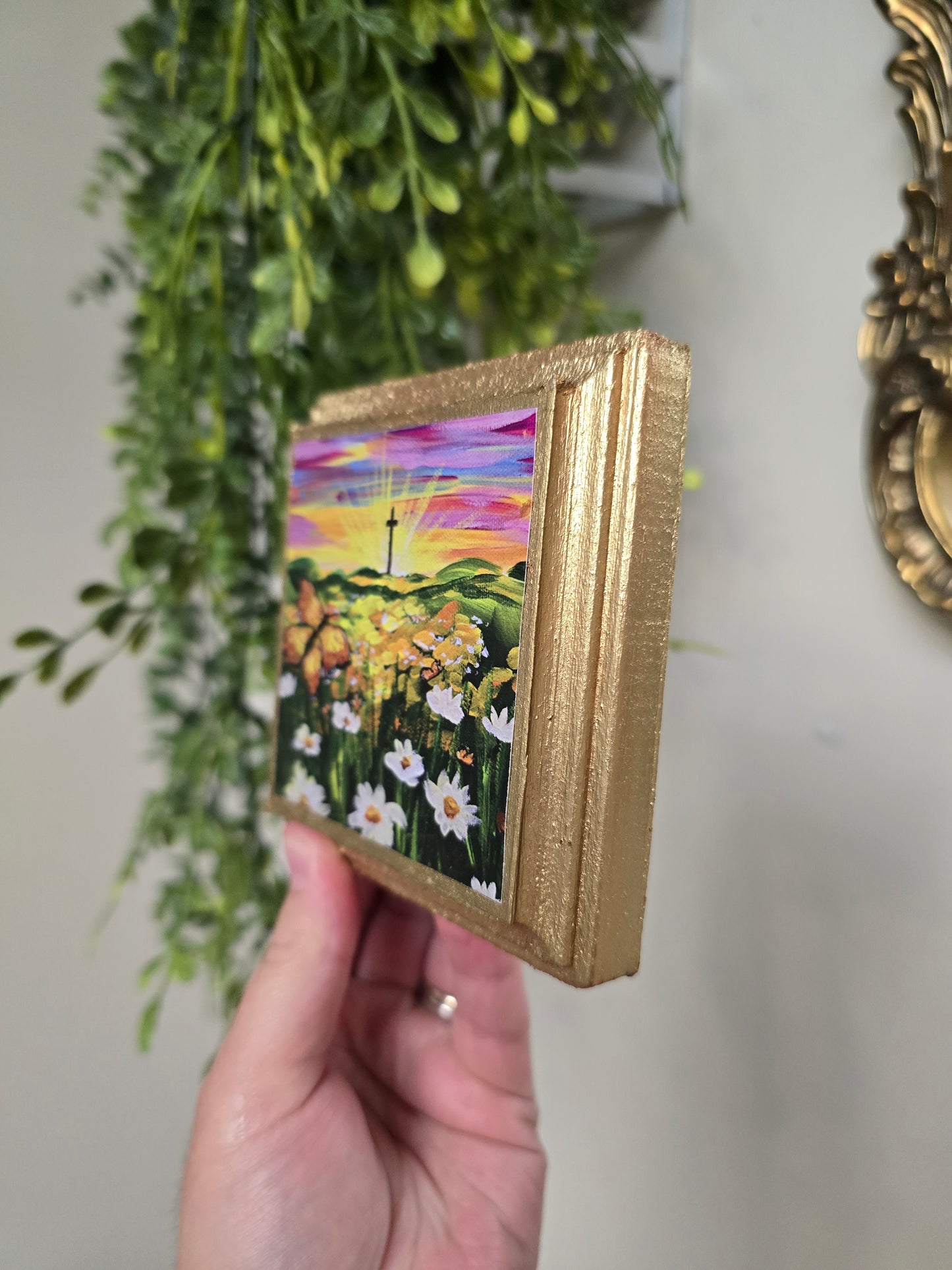 Be Transformed. Mini Textured Art Print.