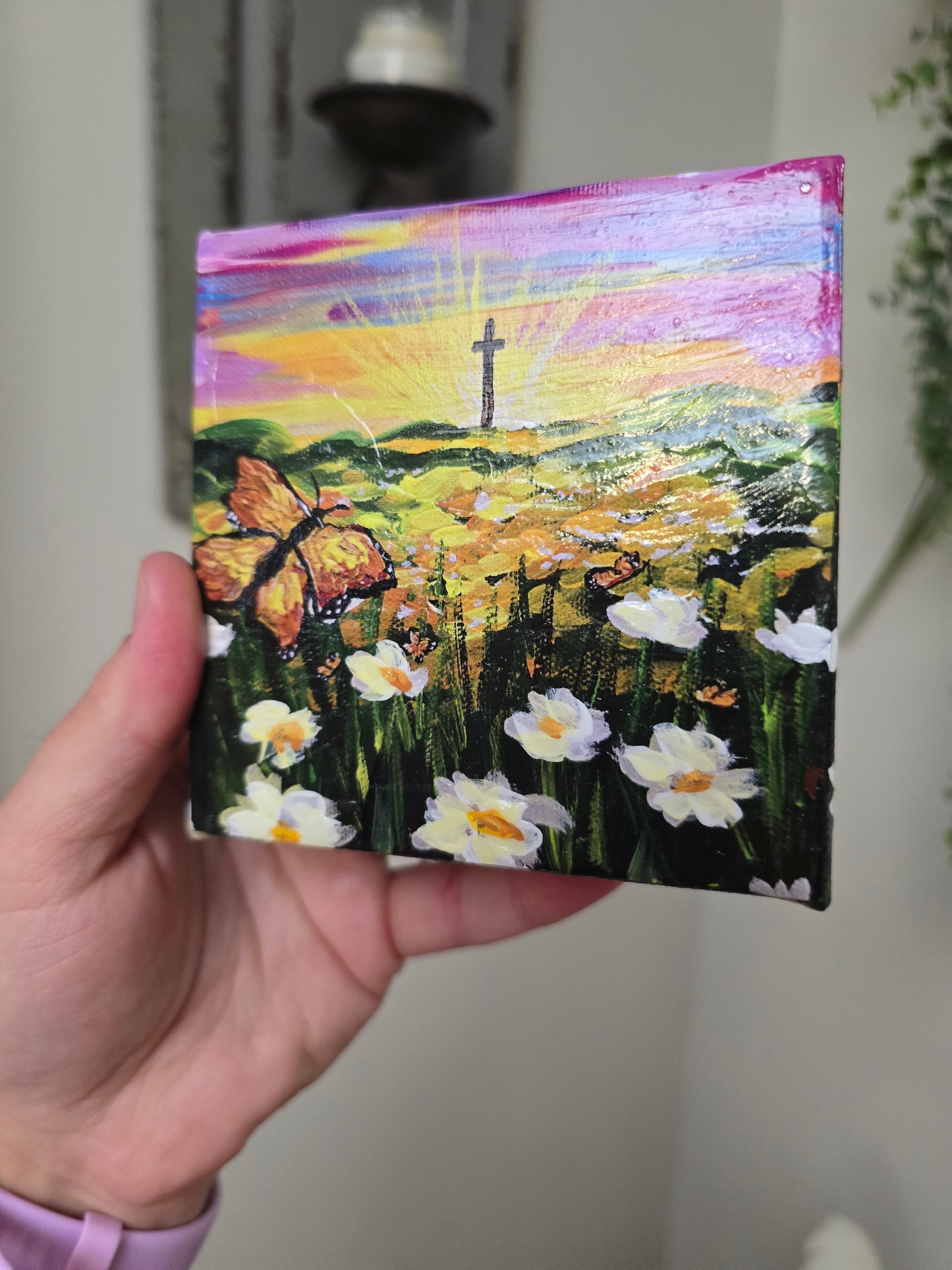 Be Transformed. Wrapped Canvas Mini Textured  Art Print.