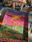 Sunrays Beaming Through The Clouds. Original Artwork. Panel Canvas In Painted Wooden Frame.