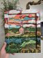 9.5x11.5in River Of Blessings. Print Inside Original Painted Frame.