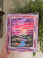 Living Waters. Print Inside Handmade Frame