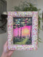 He Will Never Leave You. Print Inside Hand Painted Frame.