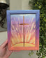 His Mercies Are New Every Morning. Print Inside Original Painted Wooden Frame.