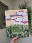 Consider The Wildflowers. Print Inside Original Painted Frame.