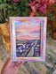 Set Your Mind On Things Above. Print Inside Hand Painted Frame.