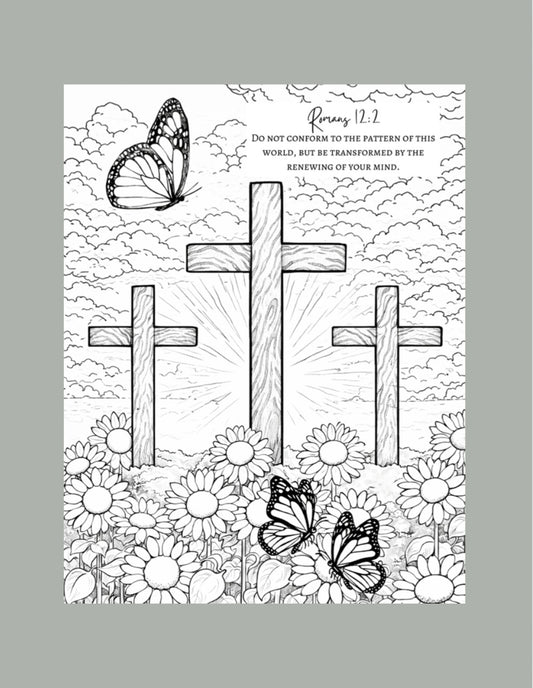 Be Transformed Individual Coloring Page.