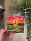 Follow Me. Wrapped Canvas Mixed Media Print.