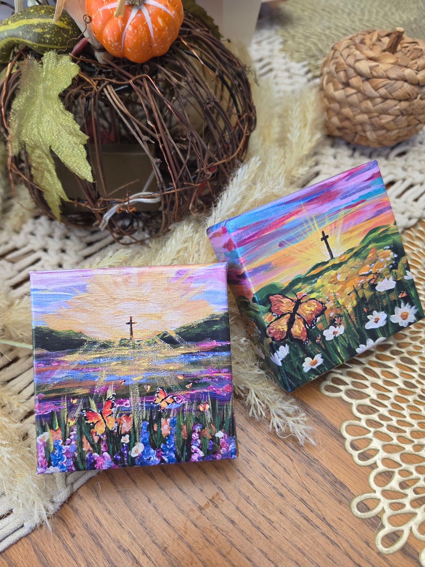 Wrapped Canvas Bundle Mixed Media Prints