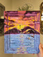 10x12in Don’t be afraid. Matthew 14:22-33. Print Inside Orignal Painted Wooden Frame.