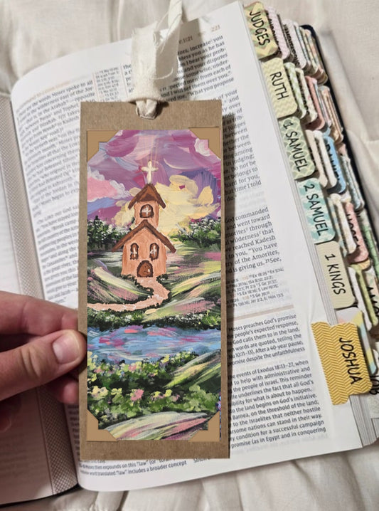 He Is With Us Where We Gather. Bookmark.