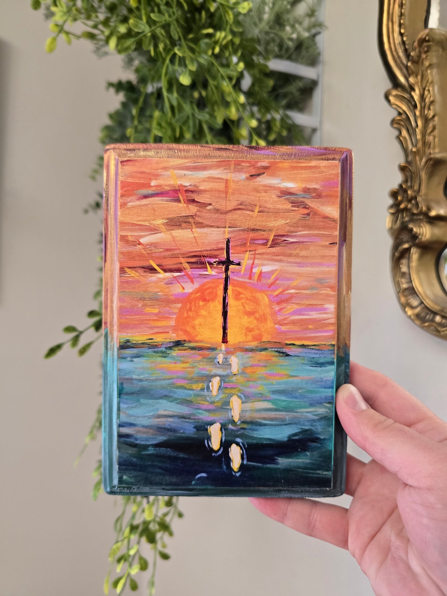 Selfless. Wooden Texturized Print. (Read Description)