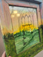 Jesus Is The Way. Print Inside Painted Frame.