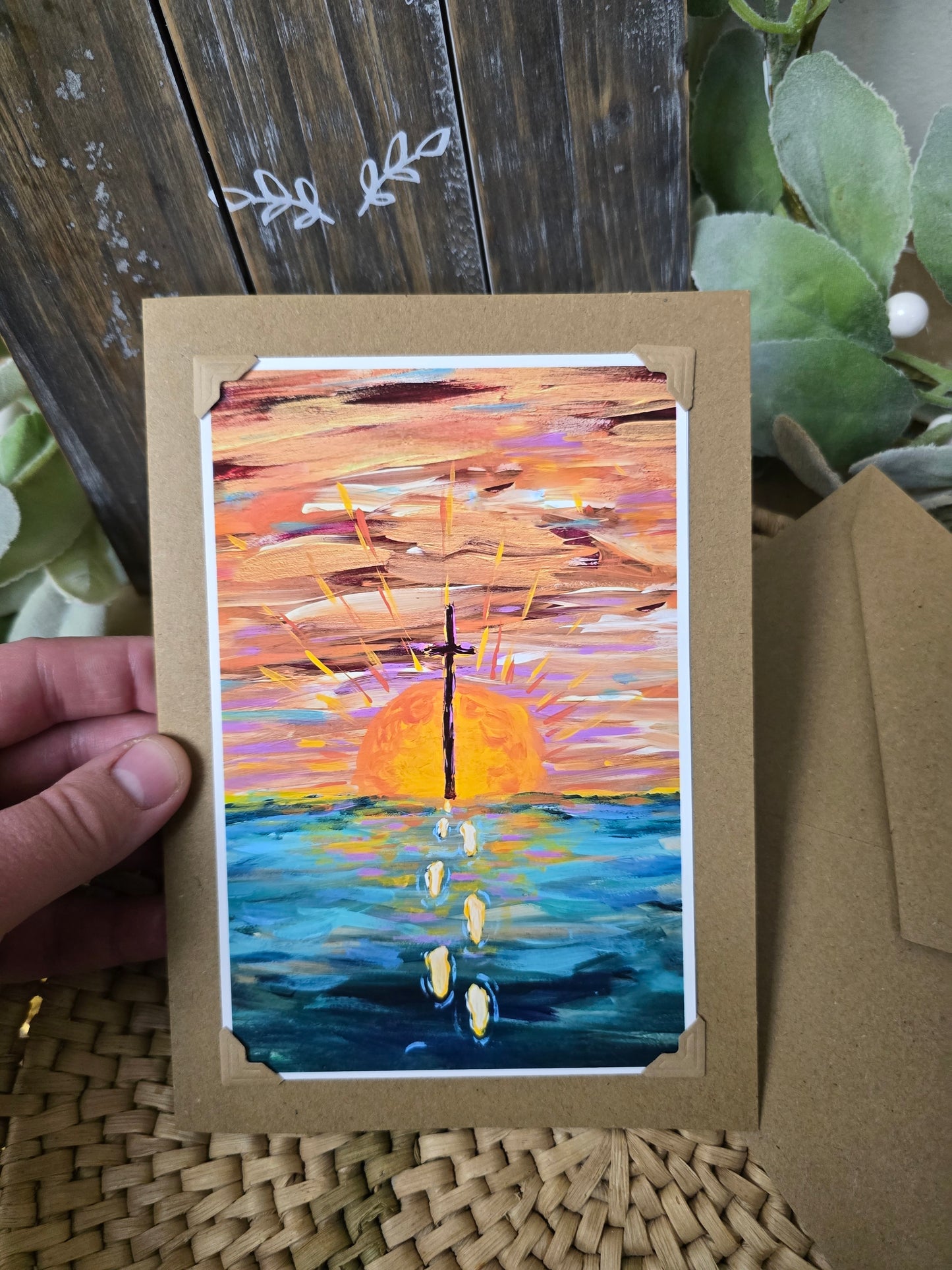 Selfless. Handmade Artwork Greeting Card