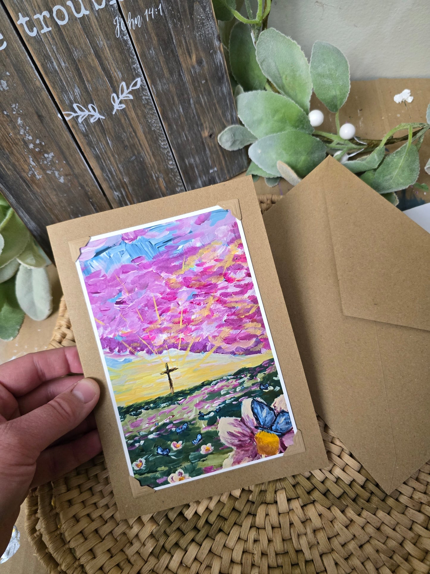 A Glorious Day. Handmade Artwork Greeting Card