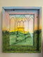 Jesus Is The Way. Print Inside Painted Frame.