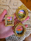 3 Piece Mini Framed Artwork Magnet Set.