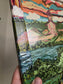 9.5x11.5in River Of Blessings. Print Inside Original Painted Frame.