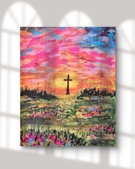 Follow Me. Satin Art Print.