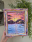 Don't Be Afraid. Print Inside Hand Painted Frame.