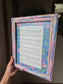 My Jesus I Love Thee. Repurposed Hymn Inside Hand Painted Frame.