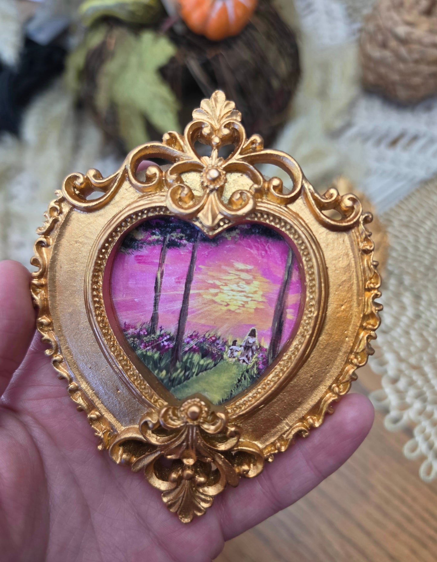 Mini Ornate Framed Artwork Magnet Bundle.