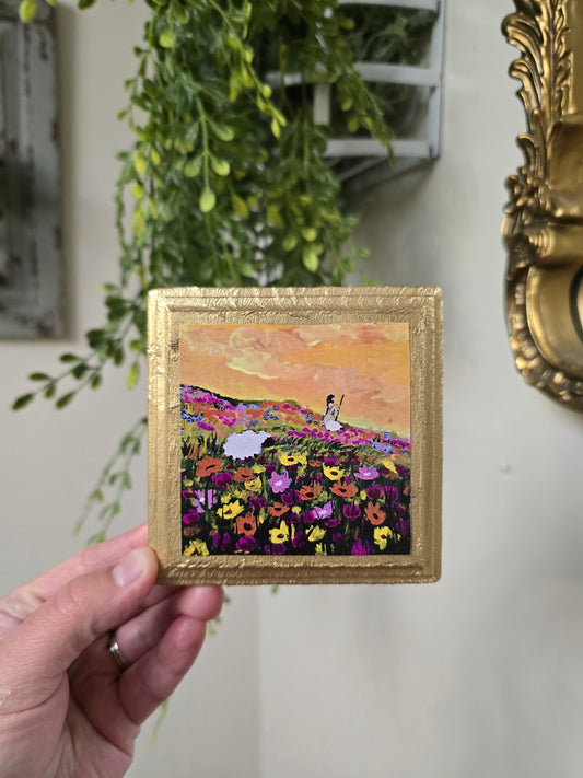 This Is The Way. Mini Textured Art Print.