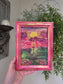 The Light Will Prevail. Print Inside Hand Painted Frame.