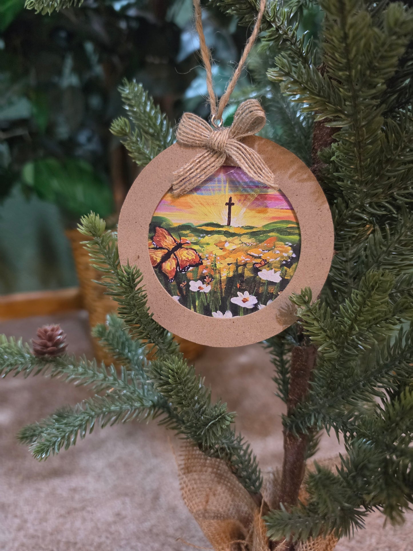 Be Transformed by The Renewing Of Your Mind. Artwork Ornament.