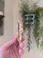 Mini Golden Painted Framed, Textured Artwork Magnet.