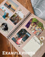 9.5x12in Hardcover Custom Hand Painted Photo Album/Scrapbook/Journal