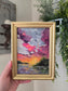 In My Weakness I Will Trust In Jesus. Canvas Inside Golden Painted Frame. (Read Description)