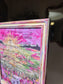 The Lord Is My Shepherd Hymn On HBM Artwork. Inside Hand Painted Frame.