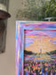 The Old Has Gone, The New Is Here. Print Inside Handmade Frame.