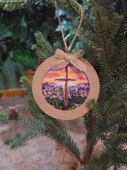 I Am The Living One. Artwork Ornament.