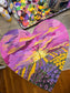 16x18in Fields Of Peace. Original Artwork Large Wooden Heart.