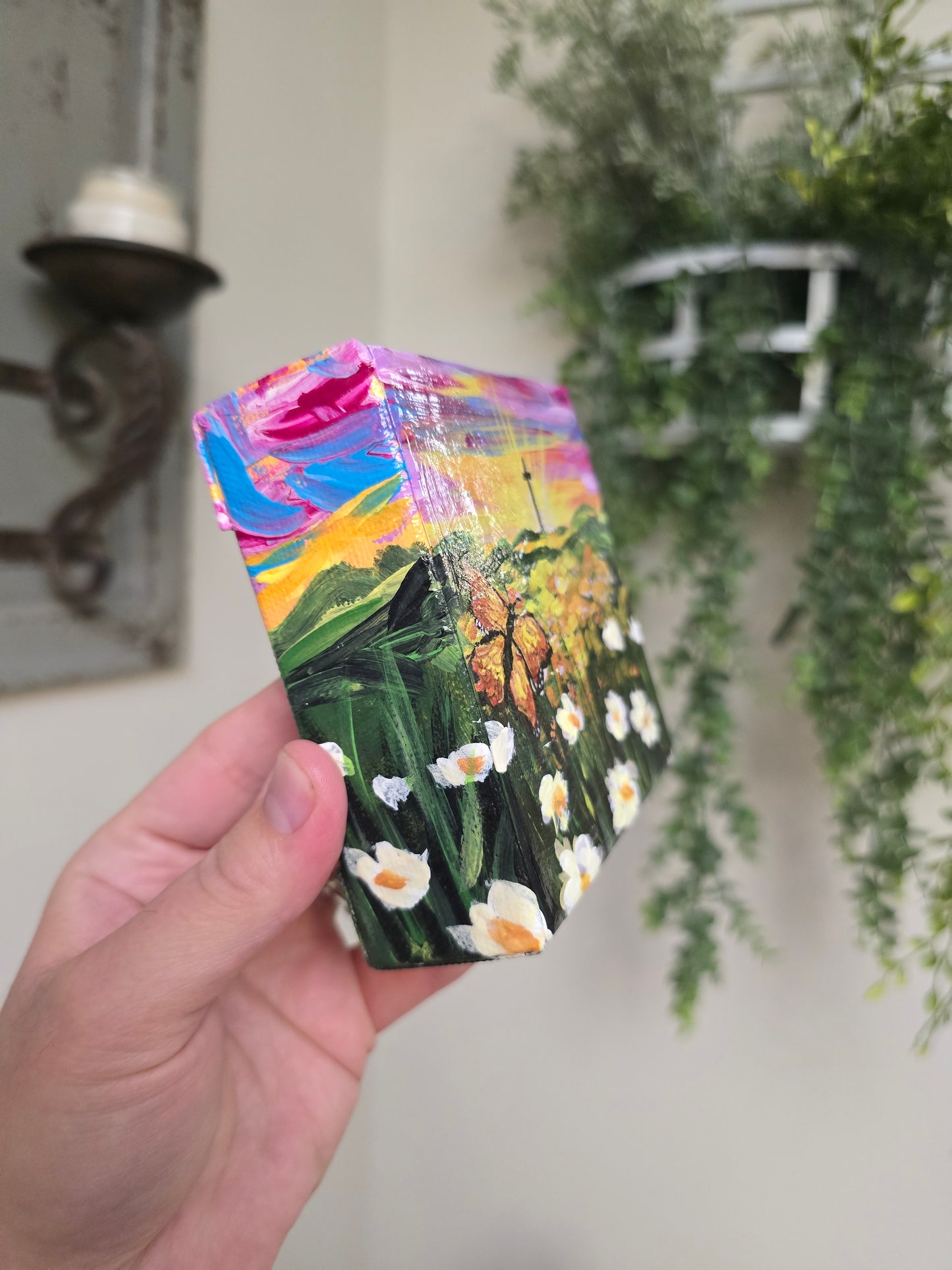 Be Transformed. Wrapped Canvas Mini Textured  Art Print.