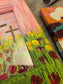 7x9in The Peace Of God. Print Inside Original Painted Frame.