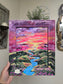 10x12in. Living Waters. Print Inside Orignal Painted Wooden Frame.