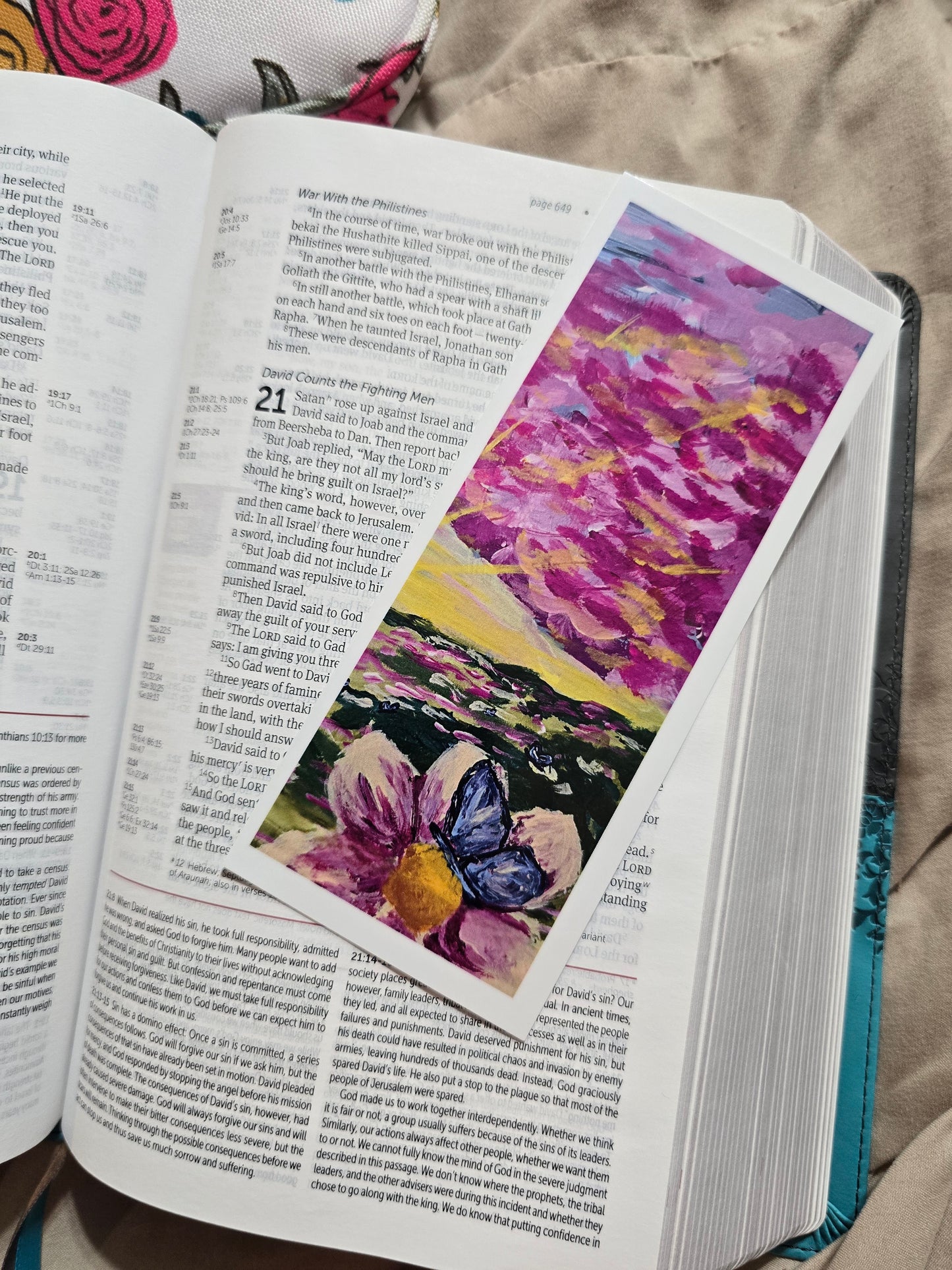 A Glorious Day. Bookmark.
