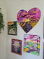 11x13in. Arise and Shine. Isaiah 60:1. Original Artwork Panel Canvas Inside Painted Wooden Frame.
