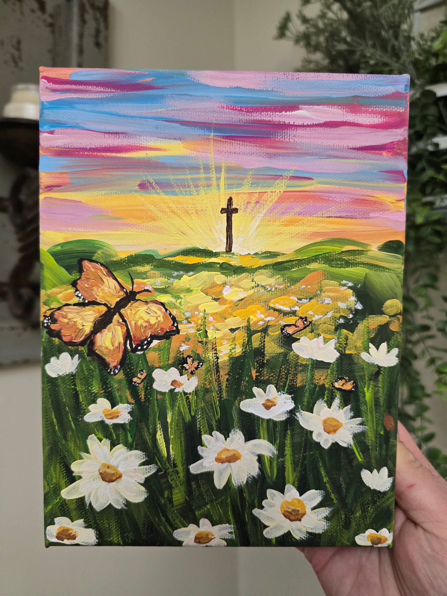 Be Transformed by The Renewing Of Your Mind. Original Painting.