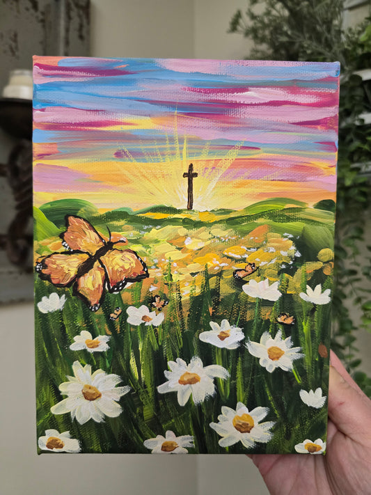Be Transformed by The Renewing Of Your Mind. Original Painting.
