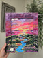 10x12in. Living Waters. Print Inside Orignal Painted Wooden Frame.