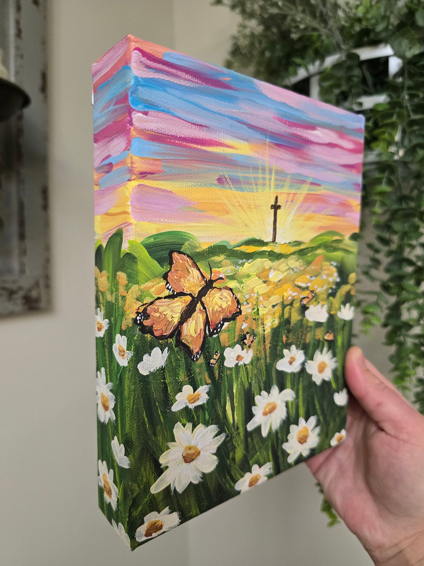 Be Transformed by The Renewing Of Your Mind. Original Painting.
